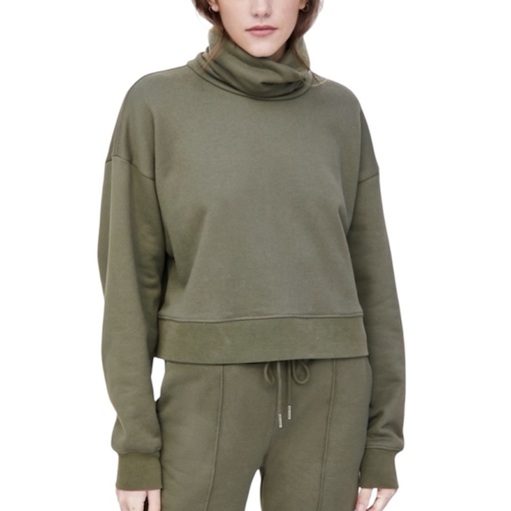 Ninety Percent Funnel Neck Organic Cotton Sweater